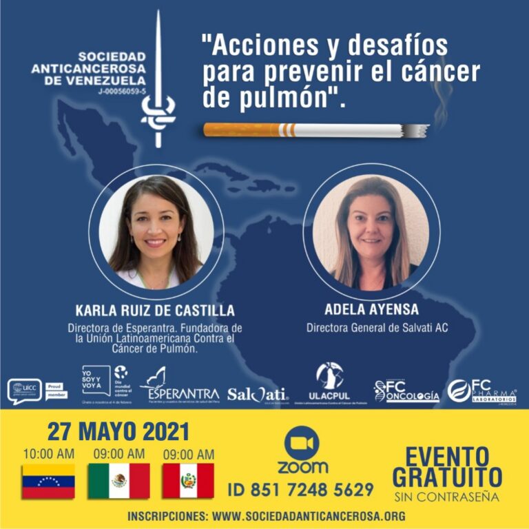 Lee más sobre el artículo Webinar: Acciones y desafíos para prevenir el cáncer de pulmón