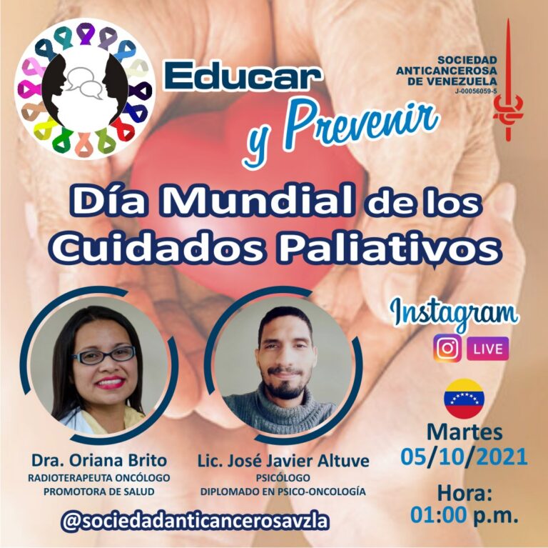 Lee más sobre el artículo Cuidados paliativos es el próximo tema de «Educar y Prevenir»