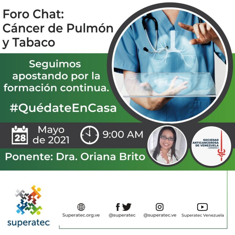 Lee más sobre el artículo Foro Chat: Cáncer de pulmón y tabaco