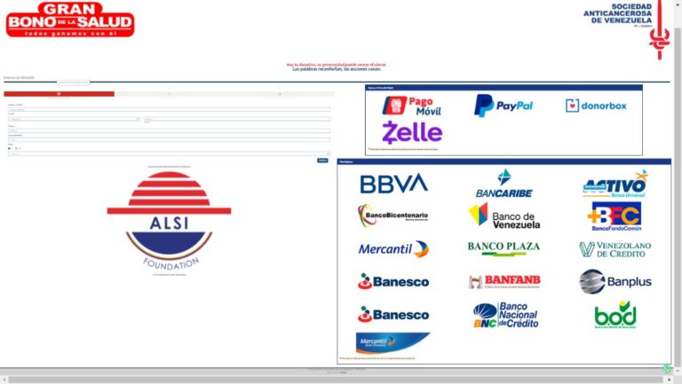 Lee más sobre el artículo Alianza con ALSI Foundation para la recaudación de fondos a través de Donorbox