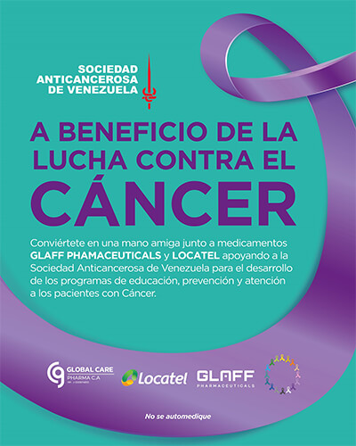 Locatel y Global Care Pharma crean alianza para apoyar programas de la Sociedad Anticancerosa de Venezuela